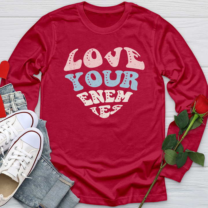 Love Your Enemies Sherbert Softstyle Long Sleeve