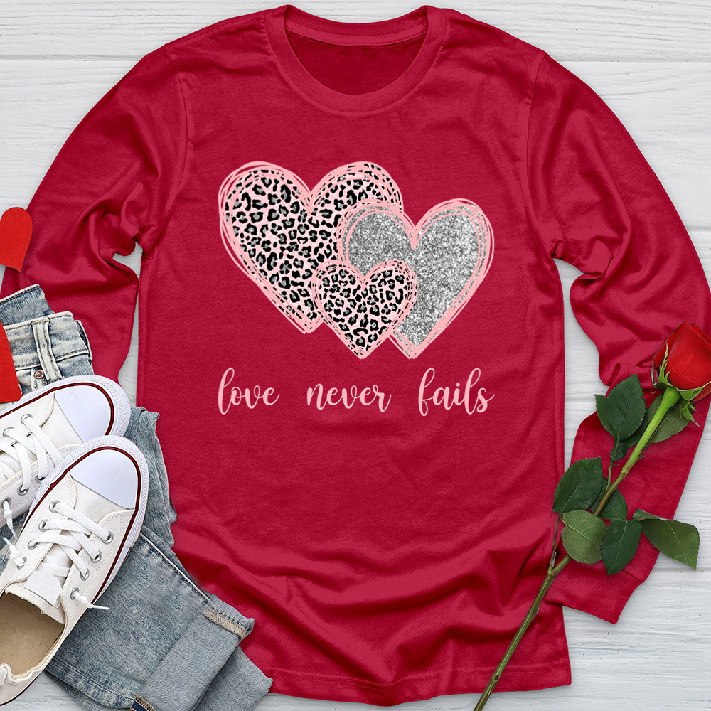 Love Never Fails Softstyle Long Sleeve