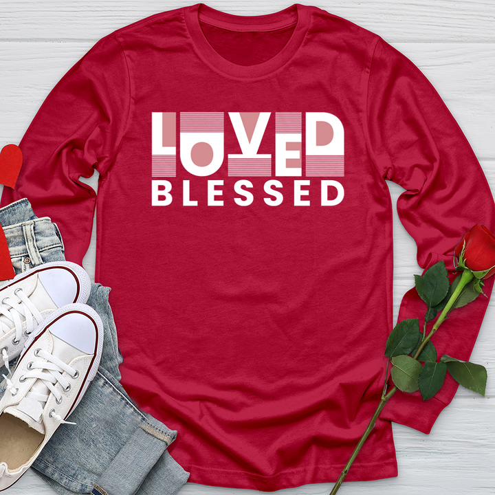 Loved Blessed Softstyle Long Sleeve