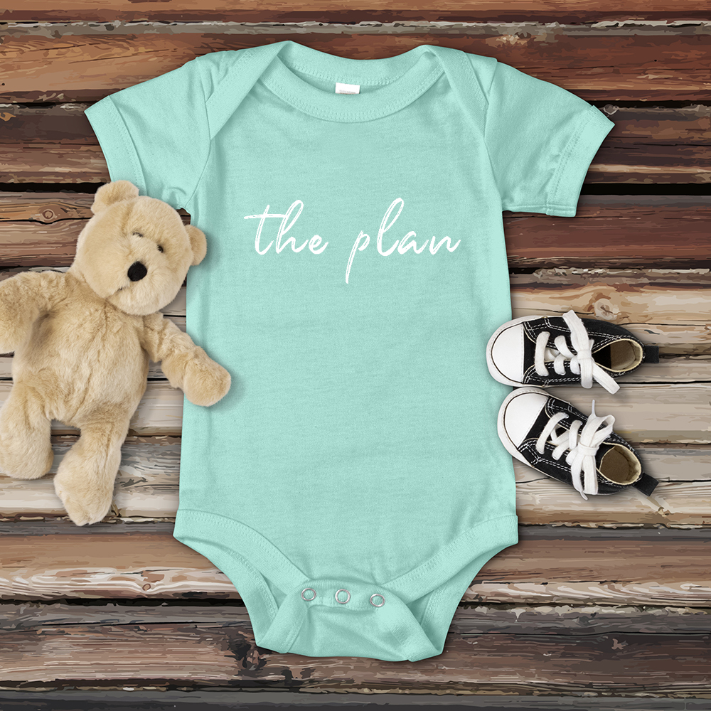 The Plan Baby Onesie