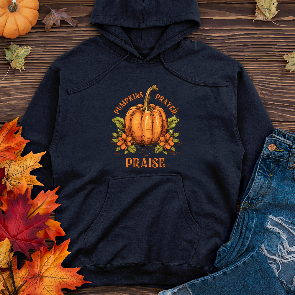 Pumpkins Prayer & Praise Midweight Hoodie