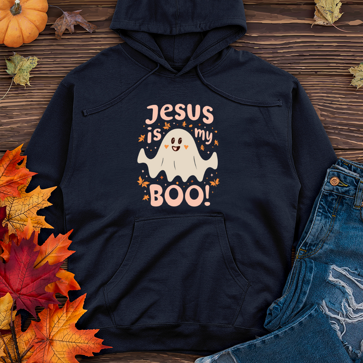 Jesus is boo Midweight Hooded Sweatshirt