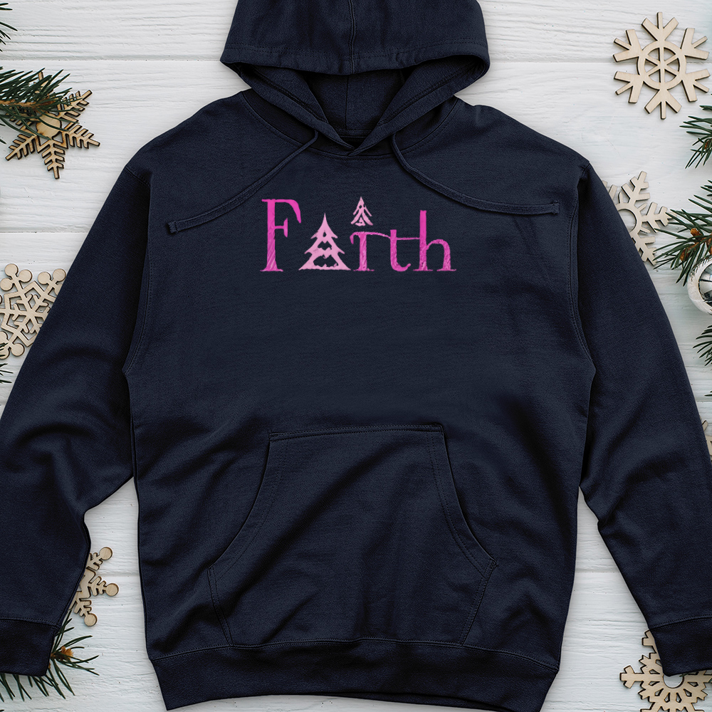 Faith Tree Midweight Hooded Sweatshirt