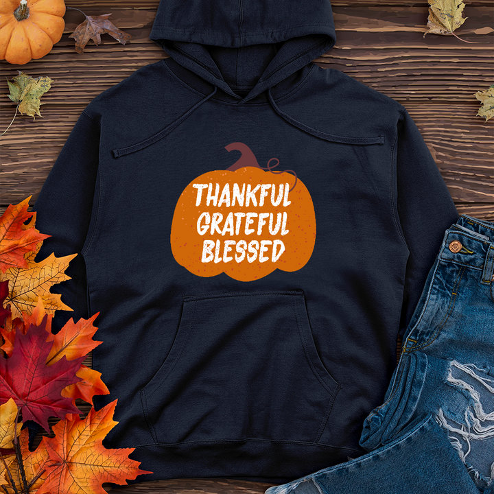 TGB Autumn Pumpkin Scene   Midweight Hoodie