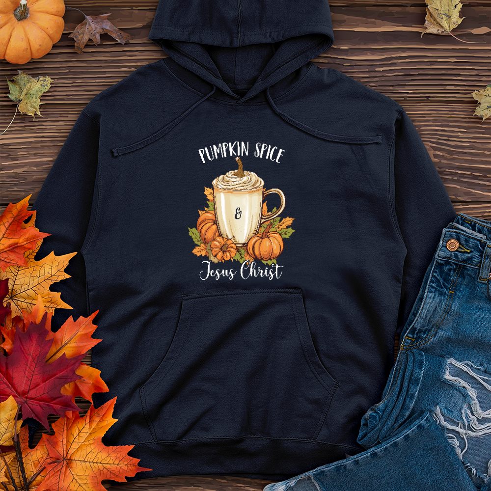 Autumn Latte Pumpkin Midweight Hoodie