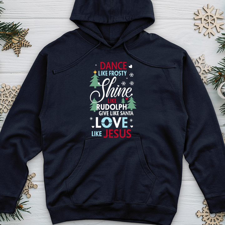 Love Like Jesus 01 Midweight Hooded Sweatshirt