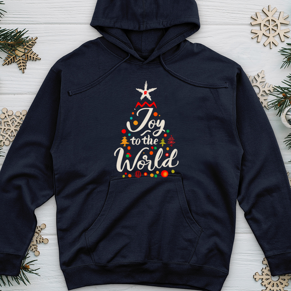 Joy to the world 01 Midweight Hooded Sweatshirt