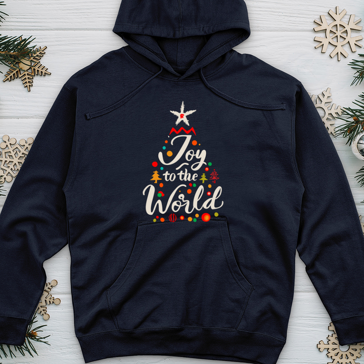 Joy to the world 01 Midweight Hooded Sweatshirt