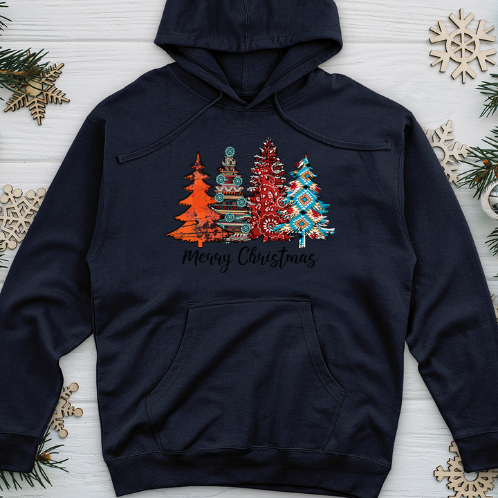 Texas Christmas Midweight Hooded Sweatshirt