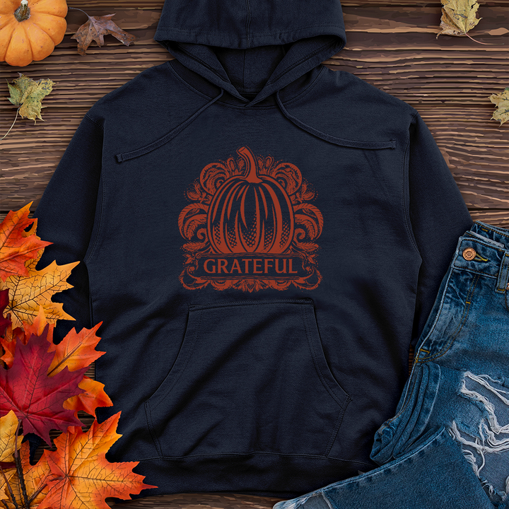 Grateful Paisley Pumpkin Midweight Hoodie