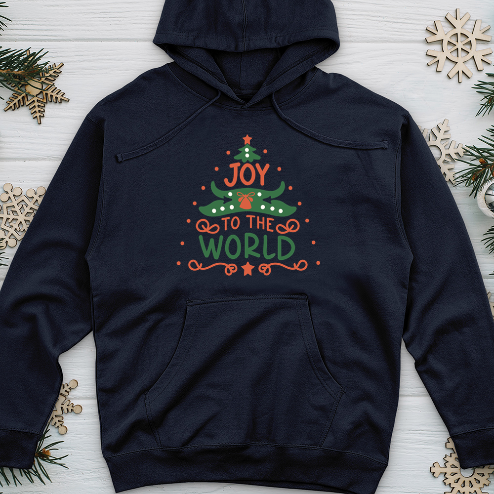 Joy to The World Midweight Hooded Sweatshirt