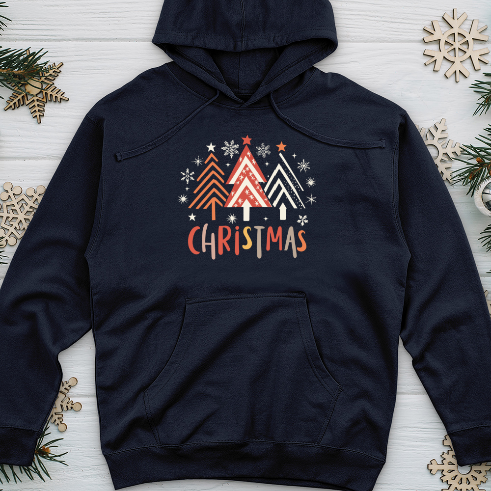 Christmas Midweight Hooded Sweatshirt