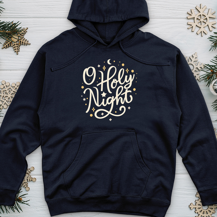 O Holy Night Midweight Hooded Sweatshirt