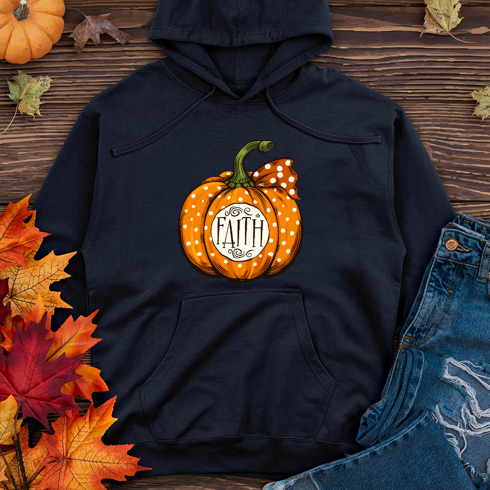 Faith Autumn Pumpkin Midweight Hoodie