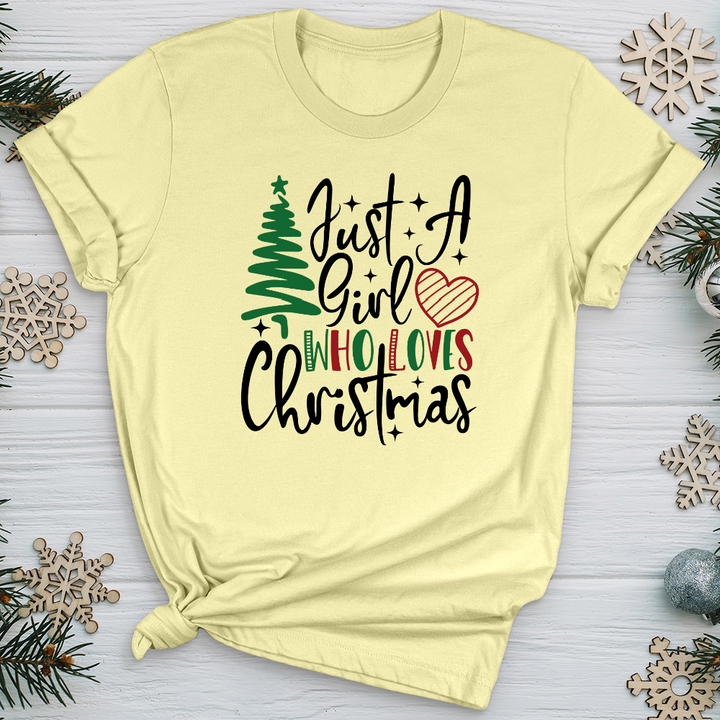 Just A Christmas Girl Softstyle Tee