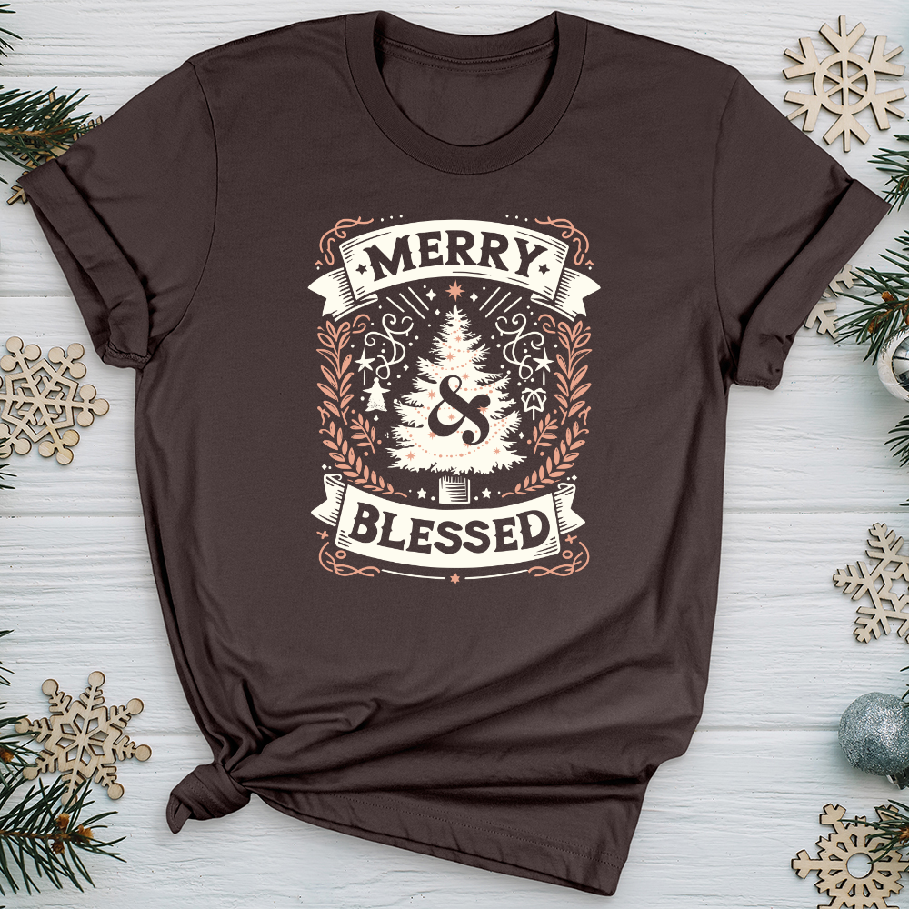 Merry & Blessed Softstyle Tee