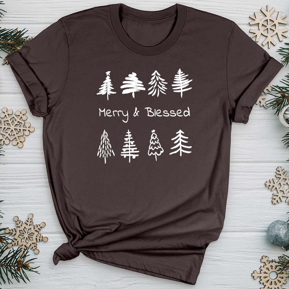 Merry & Blessed Tree Farm Softstyle Tee