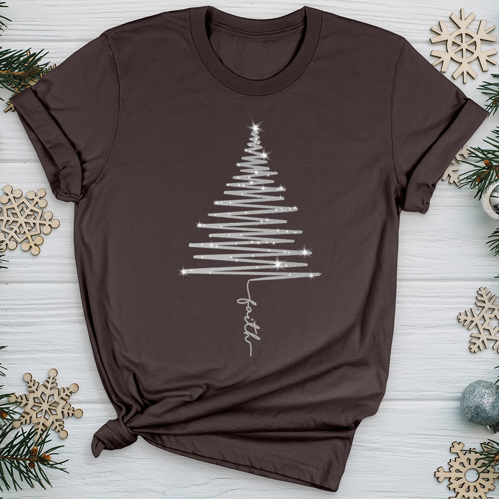 Sparkling Faith Tree Softstyle Tee