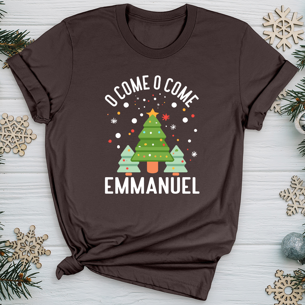 O Come o Come Emmanuel Softstyle Tee