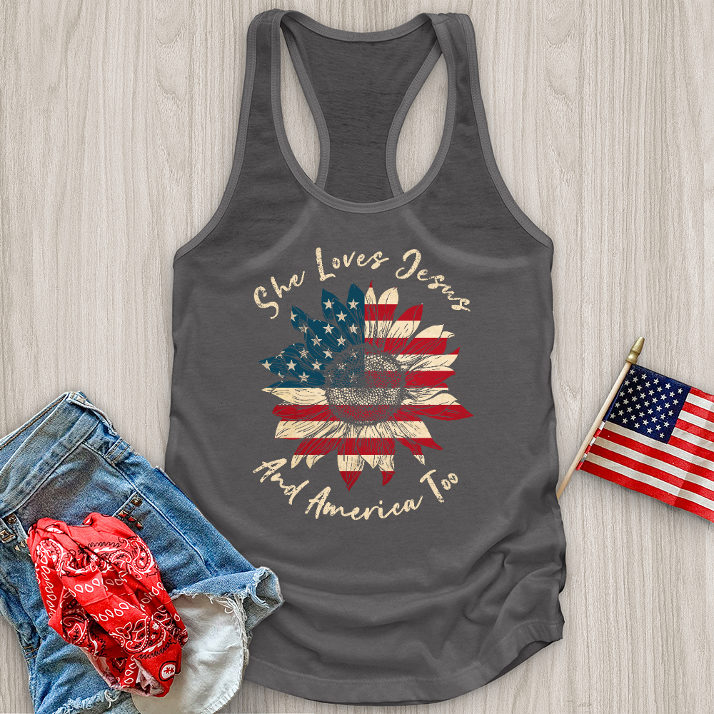 She Loves Jesus Tank Top