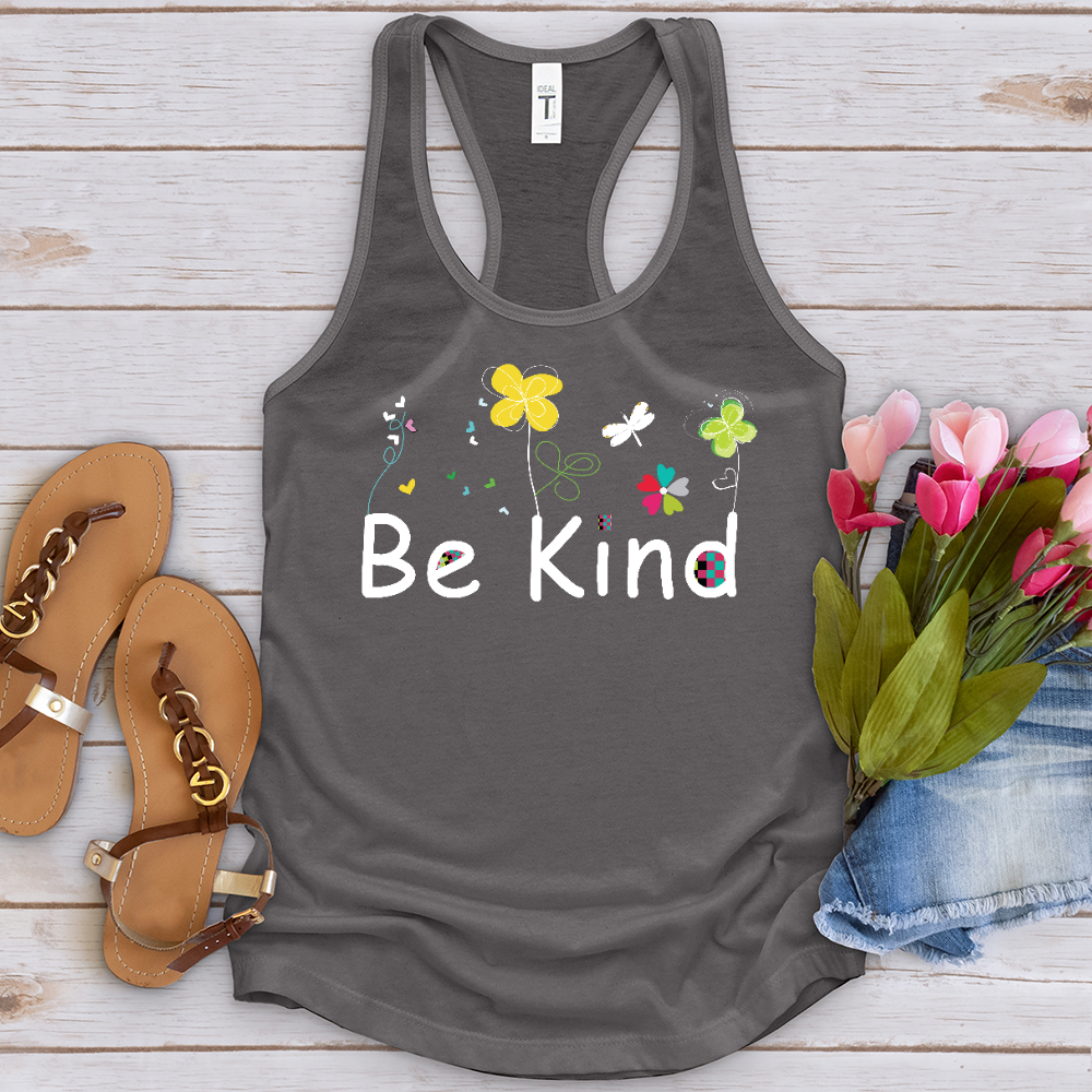 Be Kind Spring Garden Tank Top