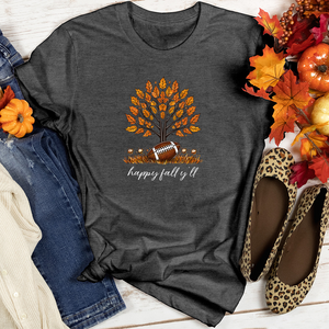 Happy Fall Yll Heathered Tee