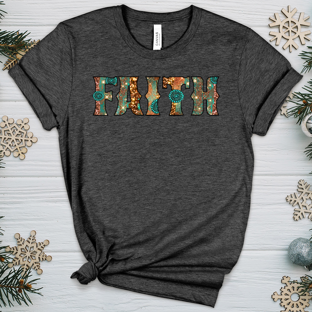 Faith Leopard P2 Heathered Tee