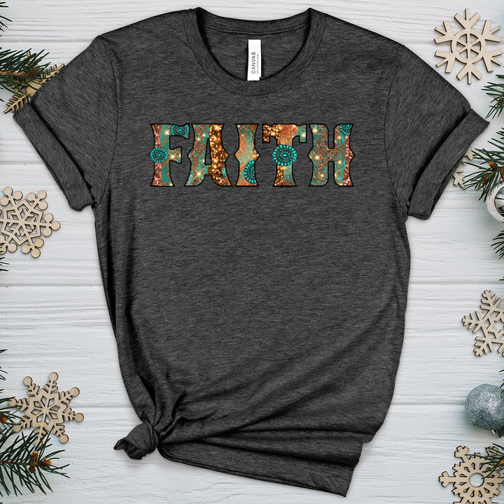Faith Leopard P2 Heathered Tee
