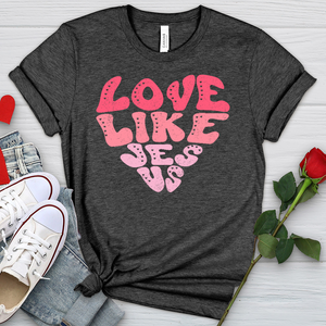 Love Like Jesus Heathered Tee