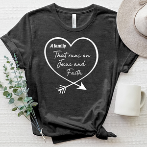 This Family Heart Heathered Tee