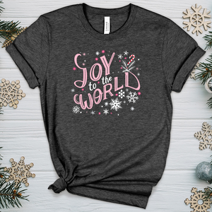 Joy to the world 01 Heathered Tee