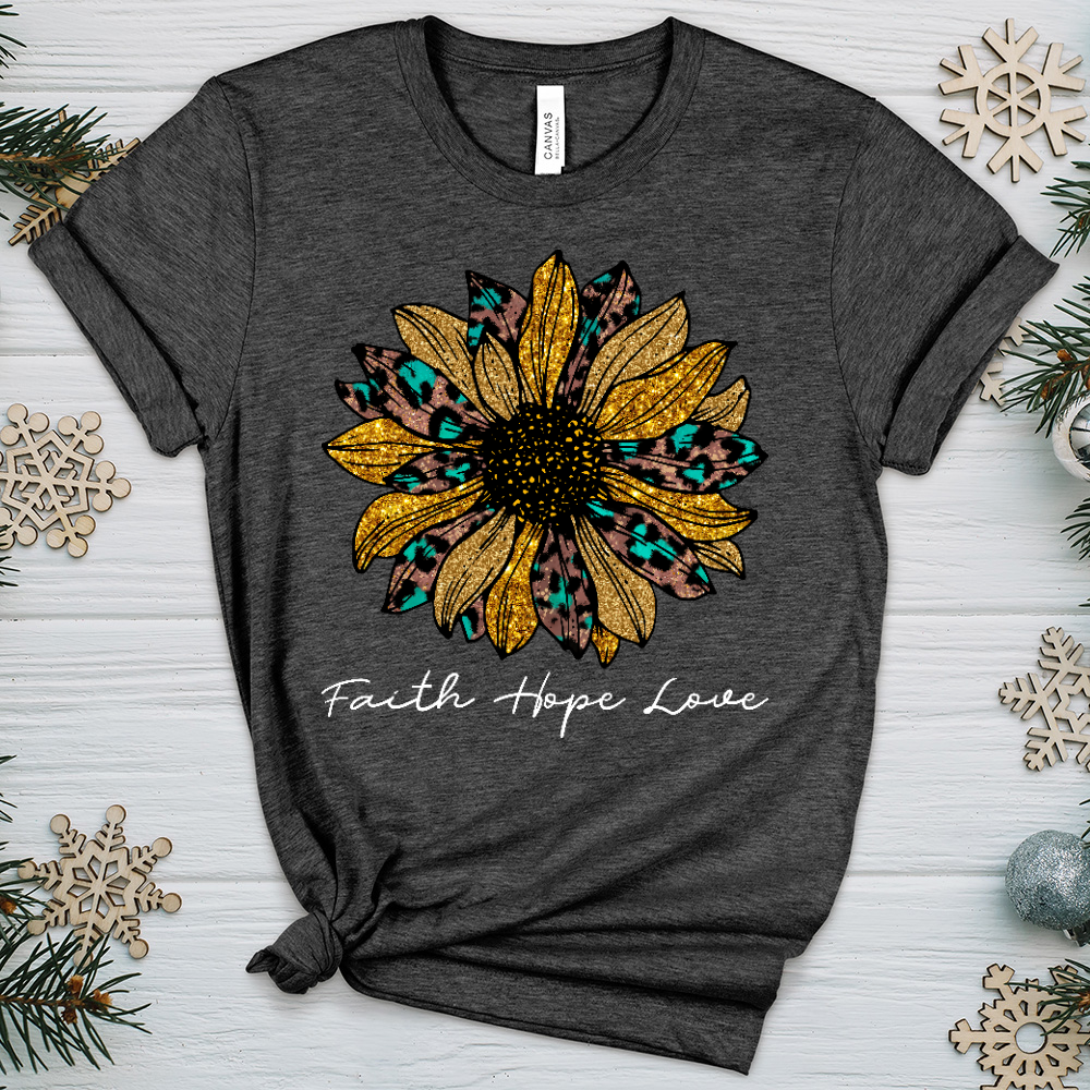 Faith Hope Love Sunflower V2