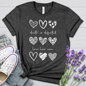 Love Has Won Heathered Tee