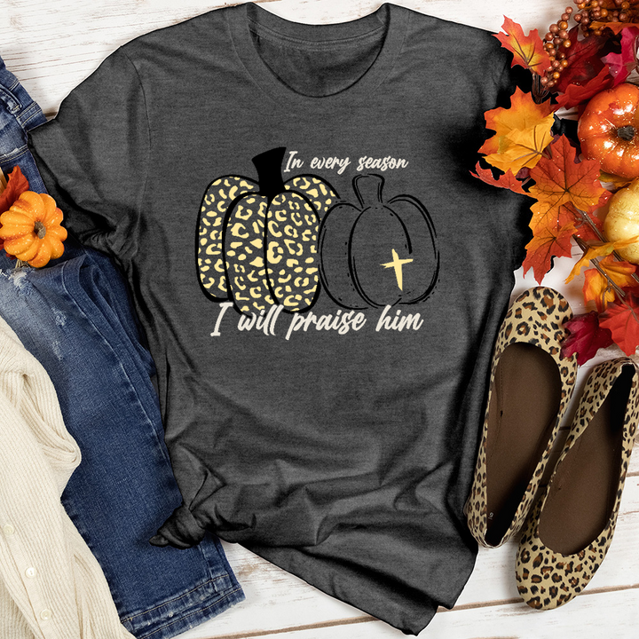 In Every Season Heathered Tee