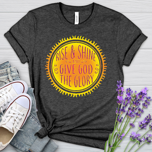 Rise & Shine Heathered Tee