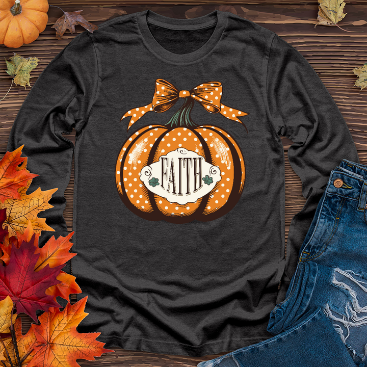 Spotted Faith Pumpkin Long Sleeve Tee