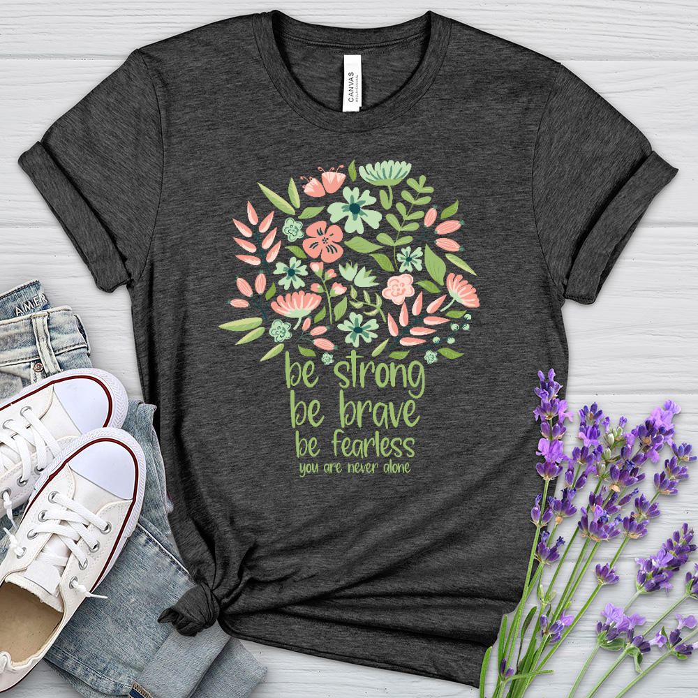 You Are Never Alone Heathered Tee