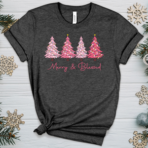 Merry & Blessed Heathered Tee