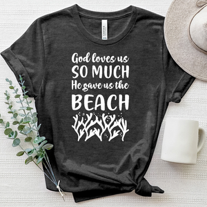 God Gave Us the Beach Heathered Tee