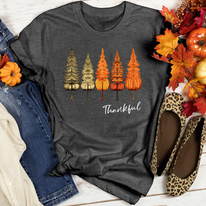 Vintage Seasonal Trio Pine Trees Heathered Tee