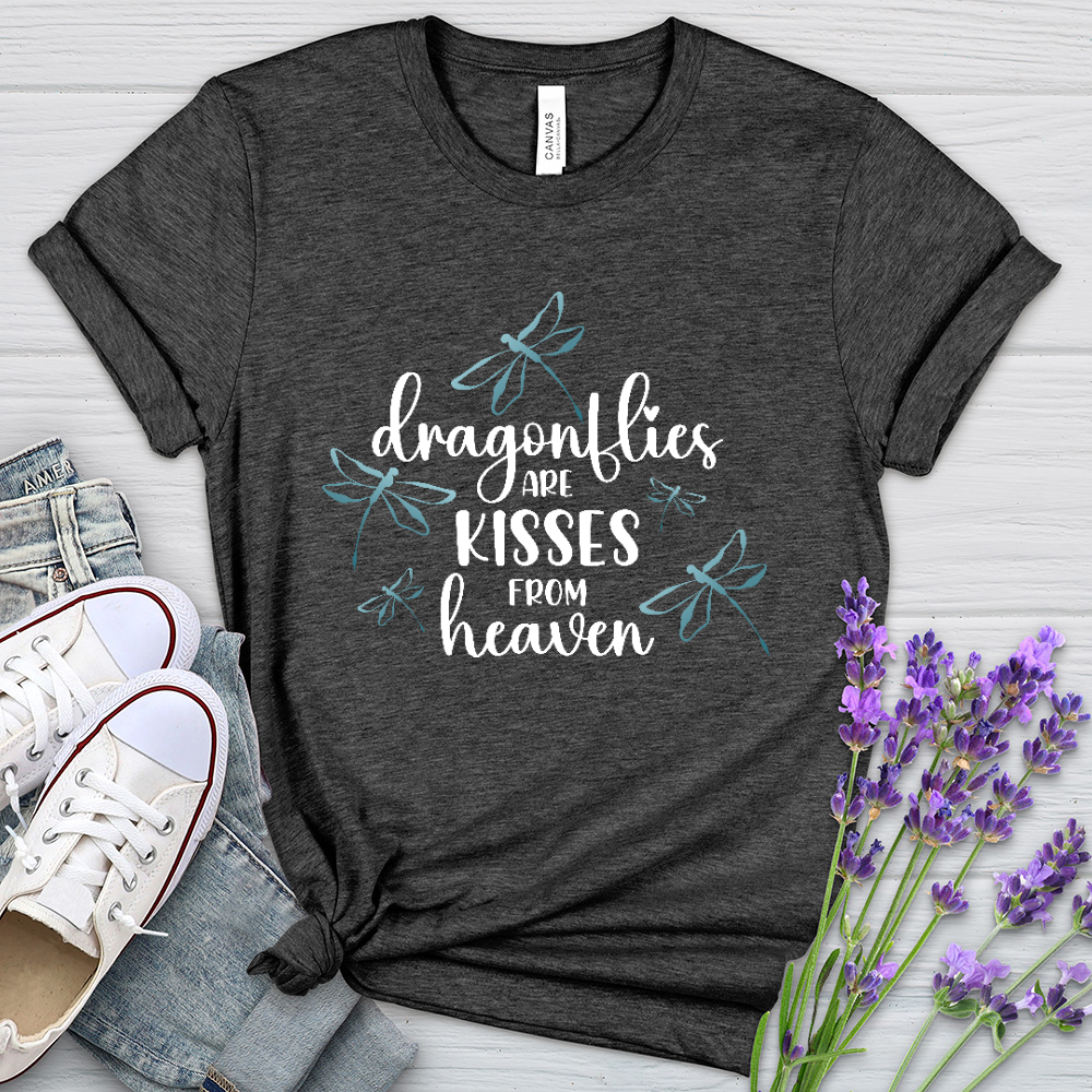 Dragonfly Kisses Heathered Tee