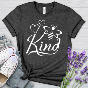 Bee Kind 01 Heathered Tee