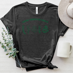 Grow Through Grace Plant Heathered Tee