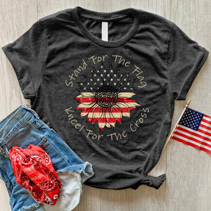 Stand For The Flag Heathered Tee