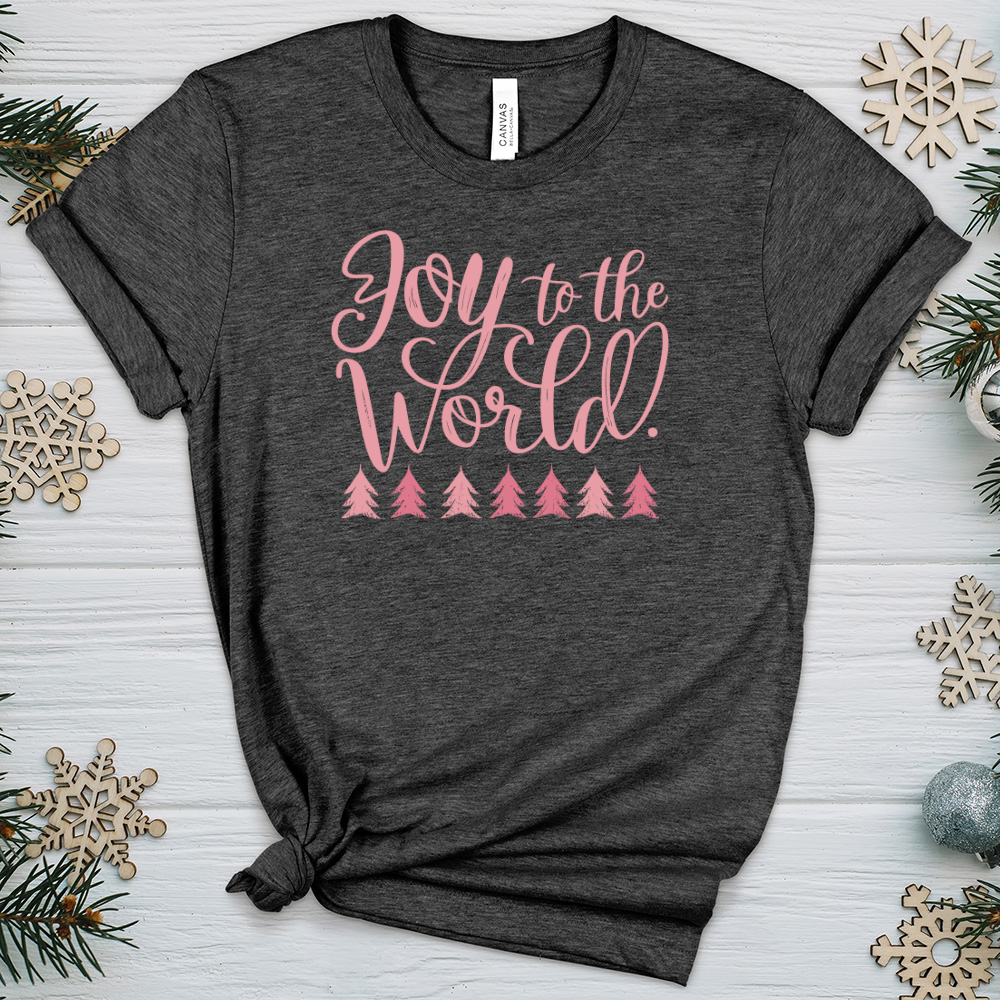 Joy to The World 01 Heathered Tee