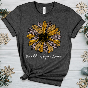 Faith Hope Love Sunflower V5