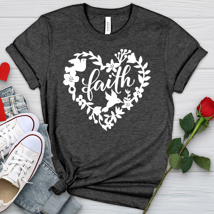 Faith Dove Heathered Tee