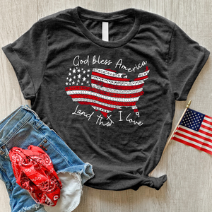 God Bless America USA Tee