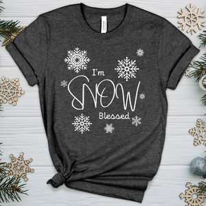 I'm Snow Blessed Heathered Tee