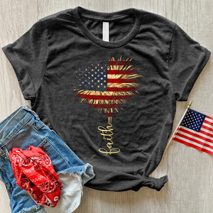 Faith Heart Fireworks Tee